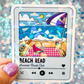 Beach Read Summer Book Club Holographic Sticker