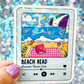 Beach Read Summer Book Club Holographic Sticker