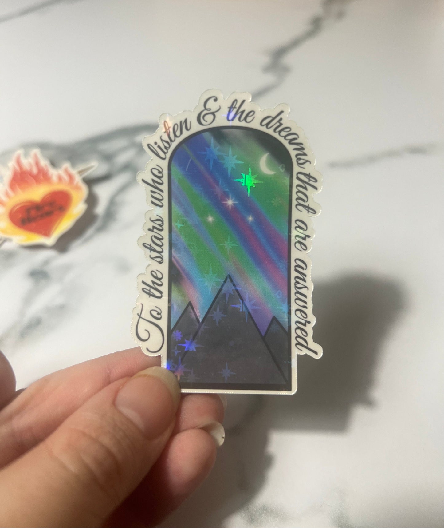 SJM Universe Holographic Stickers, Booktok stickers, kindle stickers, acotar, throne of glass, crescent city stickers tog decals kindle