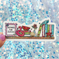 Booked for Summer Holographic Bookshelf Sticker