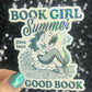 Bookish Girl Summer Holographic Book Book Lover, Spicy Dark Romance, Booktok, kindle waterbottle laptop Romance Decal Beach Reads Decal
