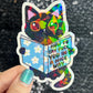 How to say f*ck you in a nice way Sparkly Silly Holographic Sticker Mental Health Sticker Spread Positivity Good Vibes be kind to yourself