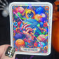 Hooker Crochet Tarot Card Knitting Yarn holographic sticker thimble quilting decal sewing machine sticker cross stitch sticker
