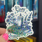 Cozy Readers Era Sparkly Sticker Holographic Book Book Lover, Cozy Mysteries Dark Romance, Booktok, kindle waterbottle laptop Romance Decal
