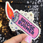 Bridge Burner Sparkly Holographic Sticker Protect Your Mental Health Spread Good Vibes Decal ADHD Neurodivergent Sticker
