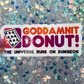 Dungeon Crawler Carl Goddamnit Donut Rainbow Reflective Sticker