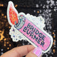 Bridge Burner Sparkly Holographic Sticker Protect Your Mental Health Spread Good Vibes Decal ADHD Neurodivergent Sticker