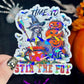 It's Time To Stir The Pot Halloween Raccoon Holographic Sticker Mental Health Sparkly Spread Positivity Good Vibes Decal Inspirational