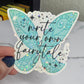 Write Your Own Fairytale Holographic Waterbottle Kindle Sticker Fantasy Author Decal Colorful Bookish Sticker Reader Sparkly Sticker