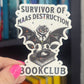 Survivor of Maas Destruction Book Club Holographic Sparkly Sticker ACOTAR TOG Crescent City combined Decal Kindle Sticker Spicybook