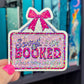 Sorry I'm Booked Sticker Holographic Book Lover Sparkly Decal, Spicy Dark Romance, kindle waterbottle laptop
