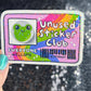 Unused Sticker Club Holographic Sticker Mental Health Spread Positivity Decal Inspirational Work Sticker Hoarder Decal Collector