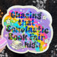 Chasing that Scholastic Book Fair High Sticker Holographic Fairy Book Lover Sparkly Decal, Spicy Dark Romance, kindle waterbottle laptop