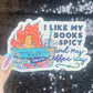 I Like my Books Spicy and my Coffee Icy Sparkly Sticker Holographic Book Lover, Spicy Dark Romance, Booktok, kindle laptop Romance Decal