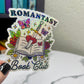 Romantasy Book Club Sticker Holographic Fantasy Decal for Readers bookish sticker gift for readers kindle waterbottle laptop decal