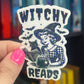 Witchy Reads Holographic Sticker, Spicy Dark Romance, Booktok, kindle waterbottle laptop stickers Halloween book decal celestial book