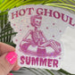 Hot Ghoul Pink Summer Holographic Sparkly Sticker Beach Life Decal Boating Sticker Summer Vacation Ocean Life Sticker Family Cruise