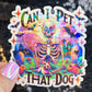Can I pet that dog? Holographic Sticker | Dog lover gift decal | Puppy love sticker | Dog mom dad sticker