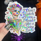 I Dont Watch P*** I Read it Like a Freaking Lady Sticker Holographic Book Book Lover, Spicy Dark Romance Booktok kindle laptop Romance Decal
