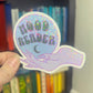 Mood Reader Holographic Sticker, Halloween Booktok stickers, kindle stickers, Fortune Teller Water Bottle Sticker Spooky Reader Sticker