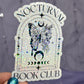 Nocturnal Book Club Holographic Sticker Book Lover Sparkly Decal, Spicy Dark Romance, kindle waterbottle laptop sticker Night Court Sticker