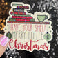 Have Your Shelf a Merry Little Christmas Holographic Sticker, Xmas Bookish Kindle Sticker Reader Decal Book Lover Christmas Gift Book Club
