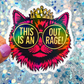 Dungeon Crawler Carl This Is An Outrage Princess Donut Rainbow Reflective Sticker