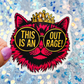 Dungeon Crawler Carl This Is An Outrage Princess Donut Rainbow Reflective Sticker
