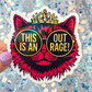 Dungeon Crawler Carl This Is An Outrage Princess Donut Rainbow Reflective Sticker