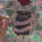 Dark Romance Snake Holographic Bookish Sticker