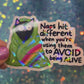 Naps Hit Different Holographic Sticker