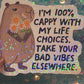 Cappy Capybara Holographic Sticker – Life Choices