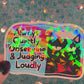 Judging Loudly Holographic Sticker