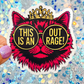 Dungeon Crawler Carl This Is An Outrage Princess Donut Rainbow Reflective Sticker