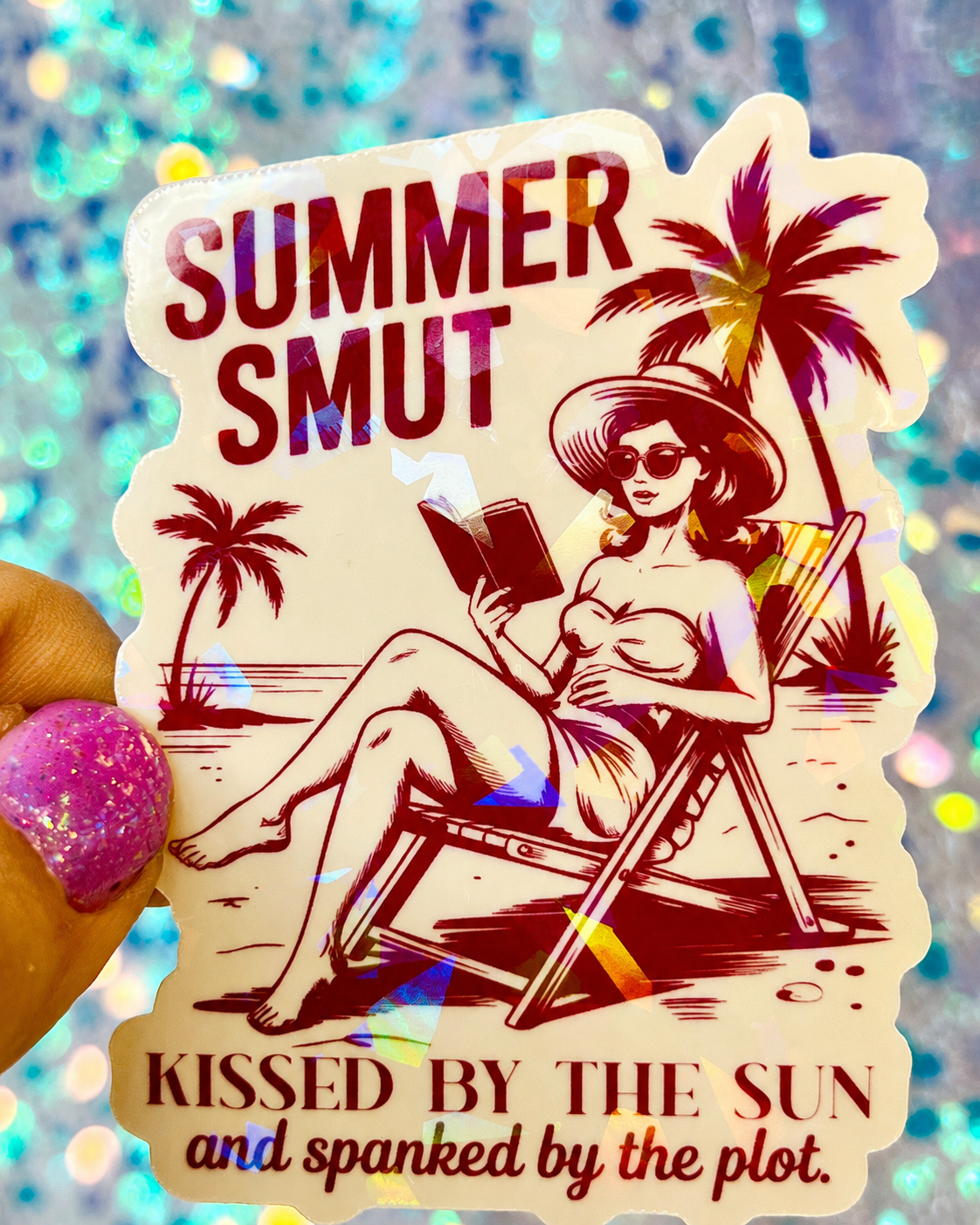 Summer Smut Holographic Sticker