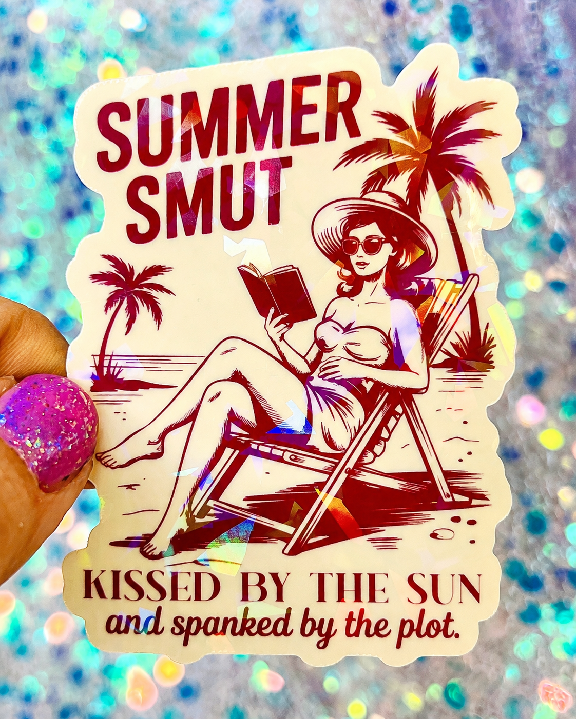 Summer Smut Holographic Sticker