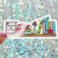 Booked for Summer Holographic Bookshelf Sticker