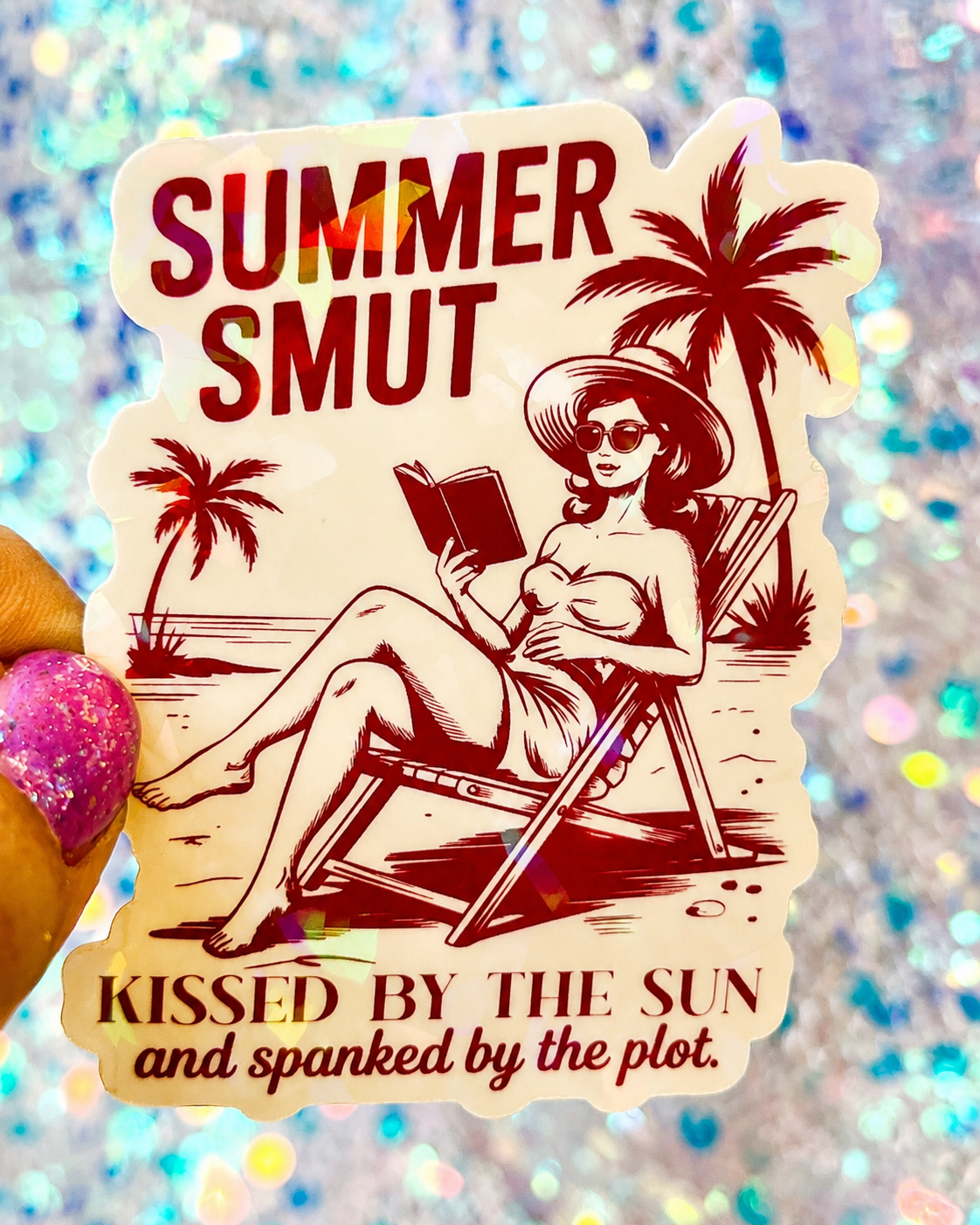 Summer Smut Holographic Sticker
