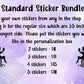 Standard Sticker Bundle