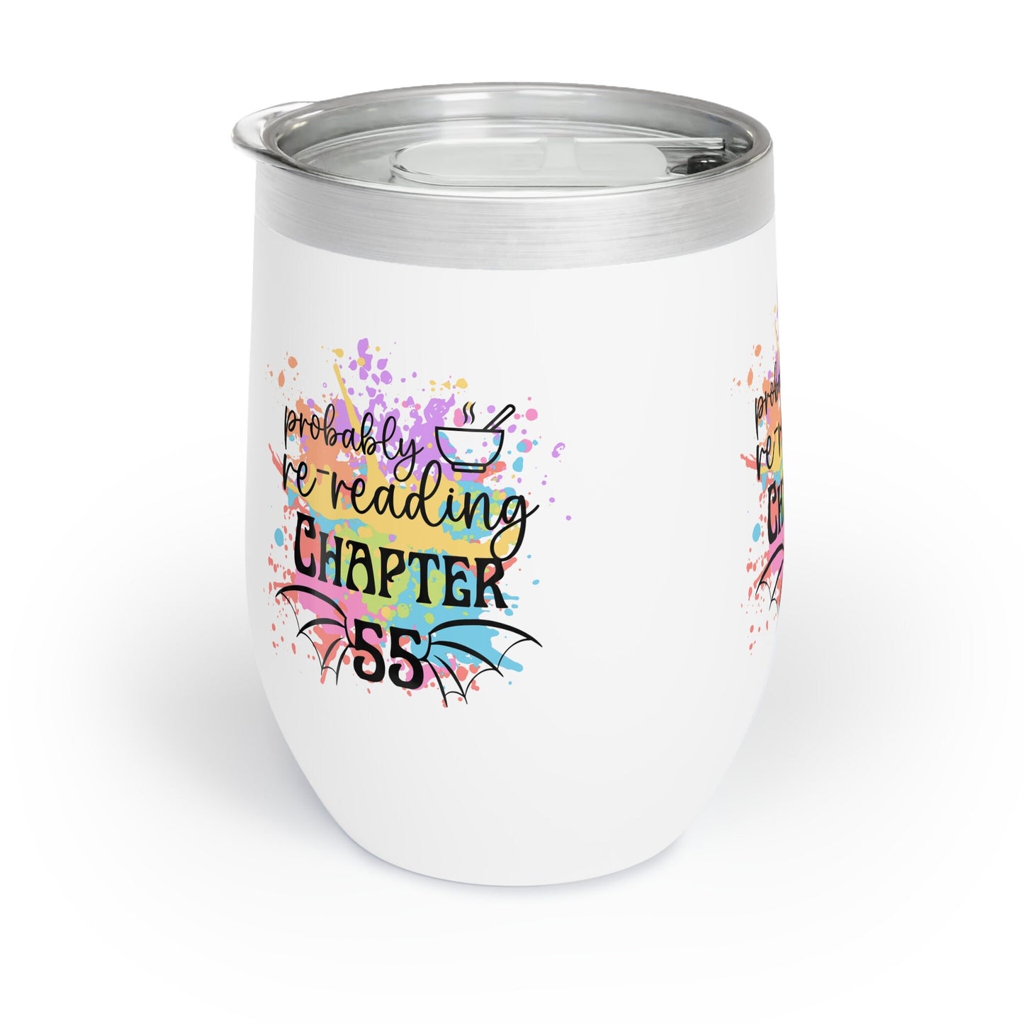 Probably Rereading Chapter 55 Wine tumbler, ACOTAR drinking glass, ACOTAR cup, Feyre and Rhysand Tumbler