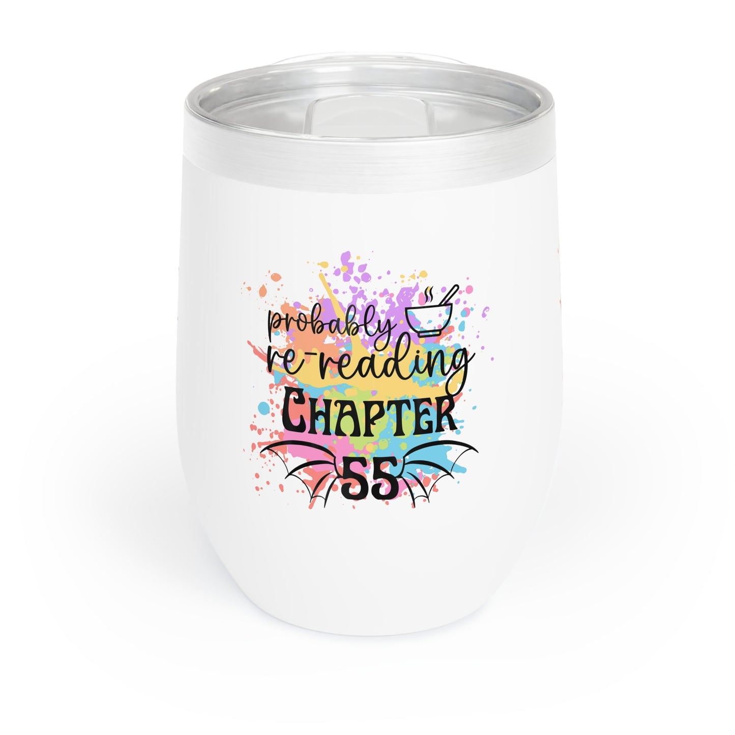 Probably Rereading Chapter 55 Wine tumbler, ACOTAR drinking glass, ACOTAR cup, Feyre and Rhysand Tumbler