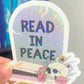 Halloween Bookish Holographic Stickers, Booktok stickers, kindle stickers, Spooky book decals, halloween laptop stickers mini kindle sticker
