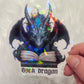 Book Dragon Holographic Sticker, Halloween Spicy Dark Romance Stickers, Booktok stickers, kindle stickers, Reader Laptop Sticker, Bookish
