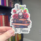 Read In Peace Holographic Sticker, Spicy Dark Romance Sticker, Booktok sticker, kindle stickers dark academia book sticker rip bookish decal
