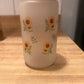 Oh Sew Pretty coffee cup, Quilting Beer Can Glass, Sewing Glass, Sunflower Sewing Mug Tumbler