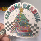 Christmas Seasons Greetings Holographic Sticker, Xmas Bookish Kindle Sticker Reader Decal Book Lover Christmas Gift Book Club Gift