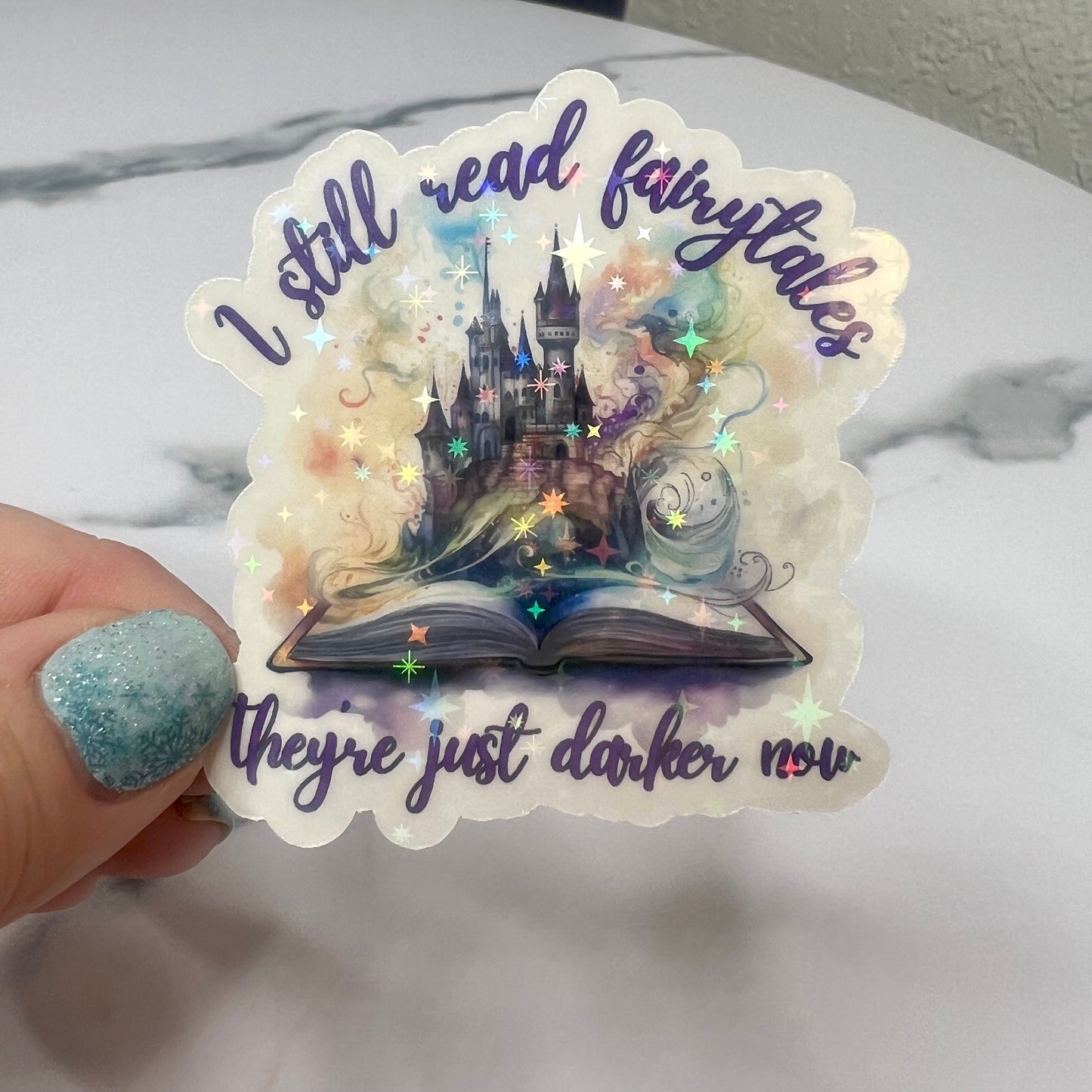 Dark Romance Holographic Stickers, Booktok stickers, kindle stickers, spicy book sticker mortally grey decals Waterbottle book stickers