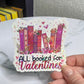All Booked for Valentines Holographic Sticker, Spicy Dark Romance, Booktok, kindle waterbottle laptop stickers, vday book sticker